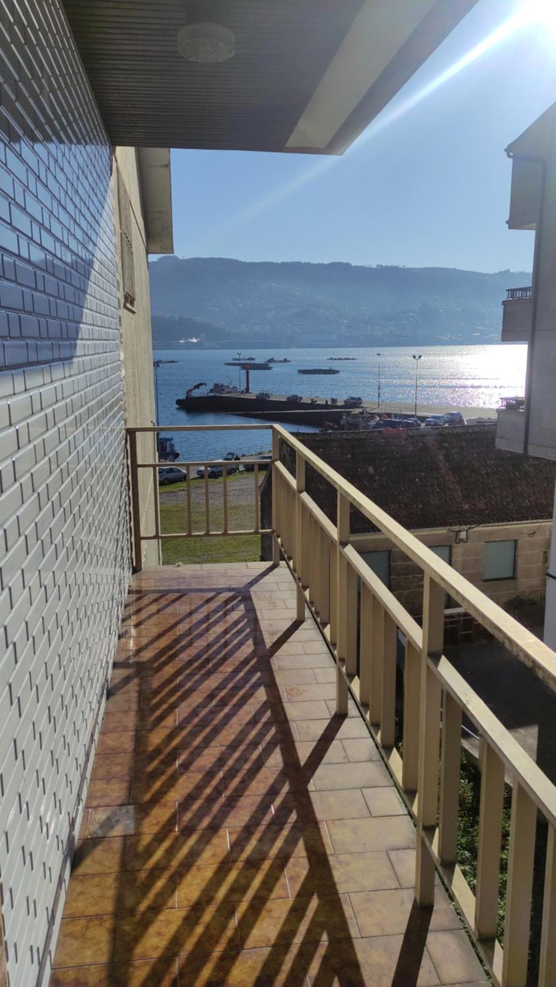 Ferienwohnung Piso Palmas Moaña Exterior foto
